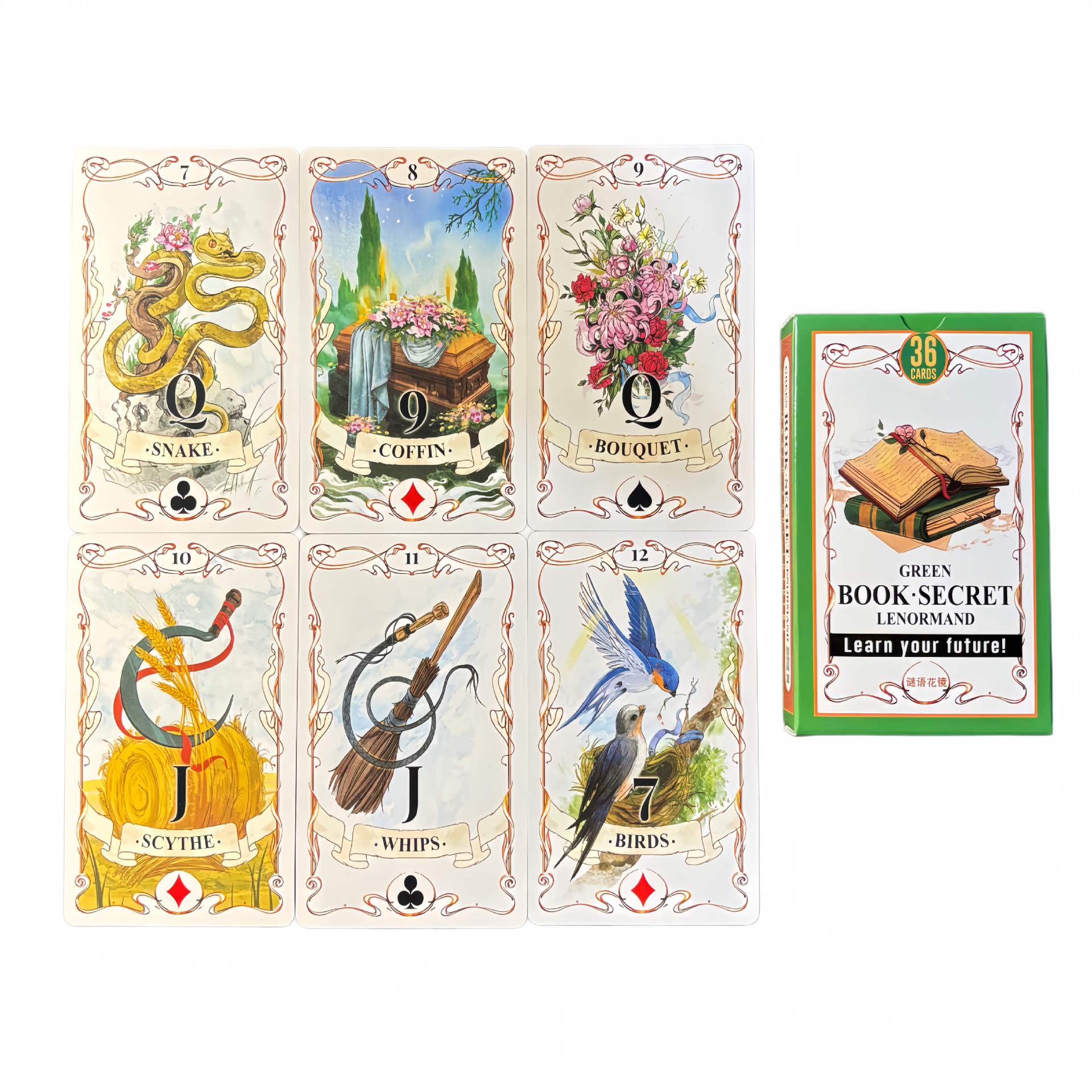 Green Book Secret Lenormand Or - Board Game Of Life ulasan dan harga